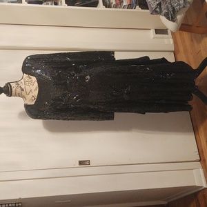 Stunning Vintage Irredescent Sequin and Beaded Dress Size M